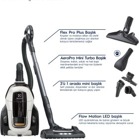 Resim Electrolux Pure C9 PC91-ALRG Toz Torbasız Elektrikli Süpürge, 10 Yıl Motor Garantili 