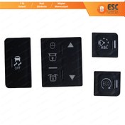 Resim Range Rover Sport L494 Makyajsız için Konsol Düğme Kapağı Eco Lu N11.14078 