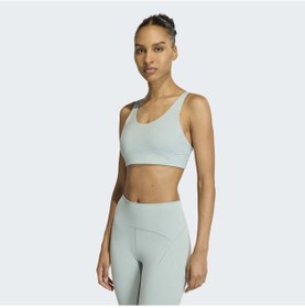Resim Adidas Ka7286 All Me Luxe Ms Kadın Sporcu Sütyeni Yeşil 