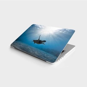 Resim Laptop Sticker Bilgisayar Notebook Pc Kaplama Etiketi Denizaltı K 
