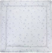 Resim Oyun Minderi 100x100x5 Cm Samanyolu Kumaş Emekleme Minderi - Açık Gri 