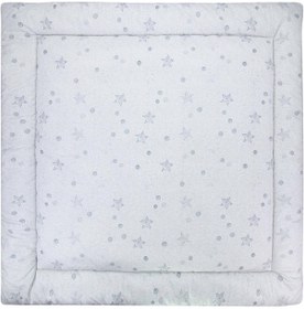 Resim Oyun Minderi 100x100x5 Cm Samanyolu Kumaş Emekleme Minderi - Açık Gri 
