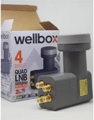 Resim Wellbox 4 Çıkışlı Lnb Tek Çanakdan 4 Ayrı Kablo Cihaz Uyumlu 