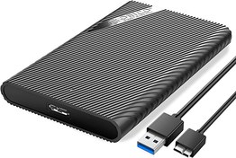 Resim Orico 2.5 inç USB3.0 SATA III 4 TB 5Gbps Taşınabilir UASP SSD HDD Harddisk Kutusu, Siyah, 2521U3-BK 