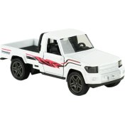 Resim Die Cast Çek Bırak Arazi Kamyoneti Beyaz 