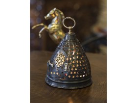 Resim Bakır Concept Bakır Fener Yıldız Kesim Kubbeli Model (Oksit Bakır) 