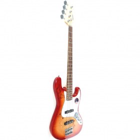 Resim Madison MJBG-P02-CB Bas Gitar - Krem (Başlangıç/Orta - Jazz Bass Tipi) | Krem Rengi (Cream), 2 Adet Single-Coil Manyetik, Akçaağaç Sap ve Gül Ağacı Klavye | Ölçüler: 864 mm Skala Uzunluğu 