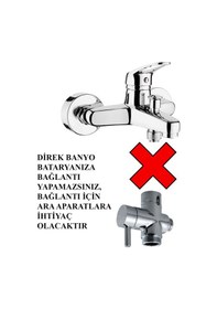 Resim Inventa Pirinç Robotik Duş Seti Yönlendirici Krom 