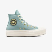 Resim Converse Chuck Taylor All Star Lift Kadın Mavi Platform Sneaker 