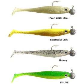 Resim Ryuji Mister Shad 10cm + Jig Head 16gr Modifiyeli Hazır Silikon Yapay Yem 