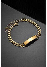 Resim Chavin Gold Çelik Erkek Künye Bileklik Eu40sr Gold 