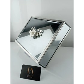 Resim Aynalı Kutu Gondol Şekerlik Sunumluk Söz Nişan Kız Isteme Çikolatalık Dekoratif Obje Biblo Süs Eşya 