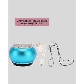 Resim Mini Bluetooth Speaker | Uzun Pil Ömrü, Şık ve Hafif Tasarım 