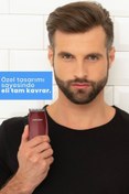 Resim GoldMaster Ruby Sessiz Çalışan Güçlü Motor Paslanmaz Çelik Bıçaklı Kırmızı Saç Ve Sakal Şekillendirme Makinesi 