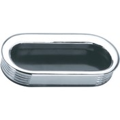 Resim Ayder Beyaz Ø35 mm Plastik Oval Gömme Kulp (AY-R2500) 
