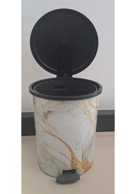 Resim Erdem Pedallı Çöp Kovası Desenli 4 No 039 19 Lt Diğer 