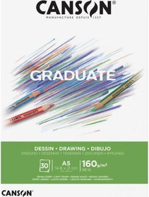 Resim Canson Graduate Çizim Defteri 160Gr A5 30 Yaprak 