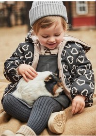 Resim Mayoral Kız Bebek Çift Taraflı Mont Siyah 