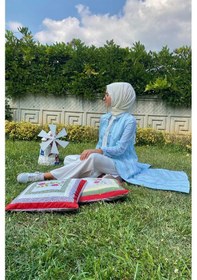 Resim Rabia Şamlı Yeşim Su Yeşili Pamuk Kap 
