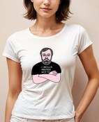 Resim Zizek’in tercihi Geniş Yaka Tişört 