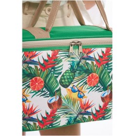 Resim Superbag 22 Litre Piknik Çantası Kamp Çantası Sıcak Ve Soğuk Tutan Çanta Yeşil Yeşil 