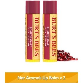 Resim Nar Aromalı Dudak Bakım Kremi Blister Ambalaj -pomegranate Lip Balm Blister 4,25gr X2adet 