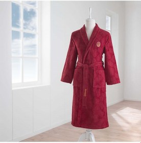 Resim Taç Lisanslı Galatasaray Jakar Pamuk L Yetişkin Bornoz Kırmızı 000000015001997643 Kırmızı 