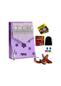 Resim Midex Klx-870-pak Mor Renk Yüksek Kaliteli Ahşap Kalimba 17 Tuşlu Full Set 