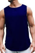 Resim BLUU Bs Tank Top Kolsuz Sporcu Tshirt 
