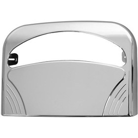 Resim Plastik Klozet Kapağı Örtü Dispenseri Krom 