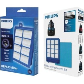 Resim Philips Uyumlu Fc 9924 Marathon Ultimate Ön Ve Arka Hepa Filtre Seti 