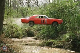 Resim 1:43 Norev 1969 Dodge Charger General Lee Orange Jet Car 