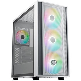 Resim Cooler Master MasterBox 600 TG MB600-WGNN-S00 Mesh ARGB ATX Beyaz Mid Tower Kasa 