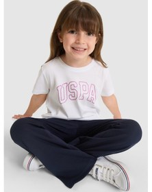 Resim U.s. Polo Assn. Kız Çocuk Beyaz Tişört Basic 50325631-vr013 