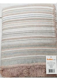 Resim Özdilek Battaniye Pamuklu Diz 130x170 Pudra 