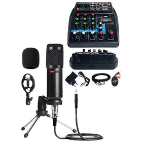 Resim Lastvoice Bm800Mdx Condenser Mikrofon Phantomlu Kayıt Mikseri Set 