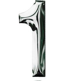 Resim Posta Kutusu Yapışkanlı Rakam Metal Kapı Numarası No:1 