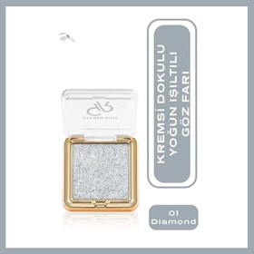Resim Golden Rose Glitter Glow Eyeshadow Göz Farı No: 01 Diamond 