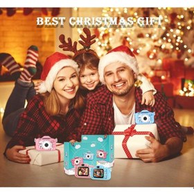 Resim Geeksen 32g Hafıza Kartı Mini Dijital Kameralı Çocuk Dijital Kamerası Çocuk Kamerası Pembe 