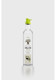 Resim Renga Oslo 500 Ml Desenli Cam Yağlık 152006 Yeşil Yeşil 