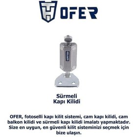 Resim Ofer Sürme Kapılar İçin Güvenlikli Emniyet Kilidi Yeni Tip 