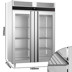 Resim Derin Dondurucu - GN 2/1 - 1400 Litre - 2 Cam Kapılı 