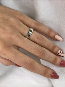 Resim Selen’S Gümüş Gümüş Alyans Düz Alyans Söz Nişan Yüzüğü 