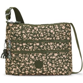 Resim Kıplıng Alvar Omuz Çantası Çapraz Askılı Yeşil Fresh Floral 