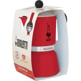 Resim Bialetti Rainbow Kırmızı Mokapot (6 Cup) 