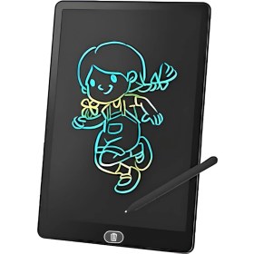 Resim Storemax Çocuklar ve Yetişkinler Için Dokunmatik Ekran Dijital Çizim Tahtası, Kalemli Yazı ve Çizim Tableti (Siyah, Cwt-10) 