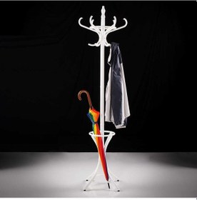 Resim Adoremobilya Handy Mate Dorya Klasik 12Li Ahşap Askılık-Beyaz 