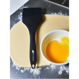 Resim Blackseries Premium Silikon Yumurta & Sos Fırçası Siyah 