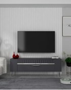 Resim Retrolp1ct Tv Sehpası Antrasit-gümüş 