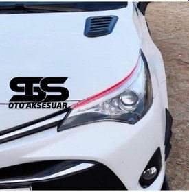 Resim Toyota Auris Uyumlu Piano Black Kaput Üstü Havalandırma Izgarası (01) (Sts Oto Aksesuar) 